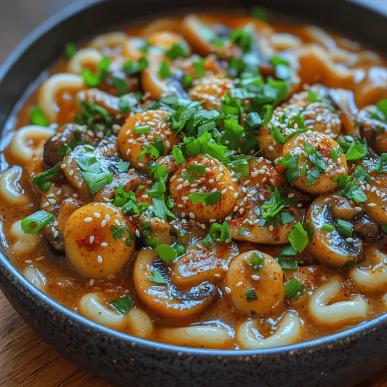 The culinary world is rich with diverse flavors and textures, and one dish that beautifully encapsulates this diversity is Earthy Miso Mushroom Udon. This hearty noodle dish has gained immense popularity for its comforting nature and impressive versatility, making it a staple in many households and restaurants alike. With its luscious, umami-rich miso broth, tender udon noodles, and a medley of mushrooms, this recipe is not only satisfying but also bursting with nutrients. Whether you're a seasoned chef or a novice in the kitchen, this Earthy Miso Mushroom Udon offers an inviting opportunity to explore Japanese cuisine in a delightful way.