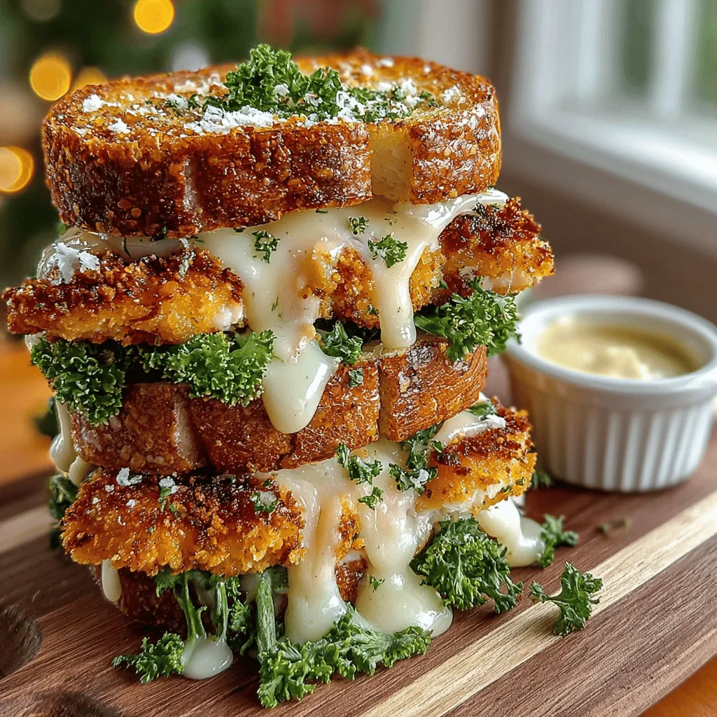 Sandwiches have long been a staple in casual dining, beloved for their versatility and convenience. From classic deli sandwiches to gourmet creations, the possibilities are endless, making them a favorite choice for lunch, dinner, or even a quick snack. Among the myriad of sandwich options, the Crispy Chicken Caesar Sandwich Melts stand out as a delightful twist on a timeless favorite: the Caesar salad. This innovative recipe combines the satisfying crunch of crispy chicken with the rich, creamy flavors of Caesar dressing and fresh, vibrant ingredients, creating a meal that is both indulgent and refreshing.