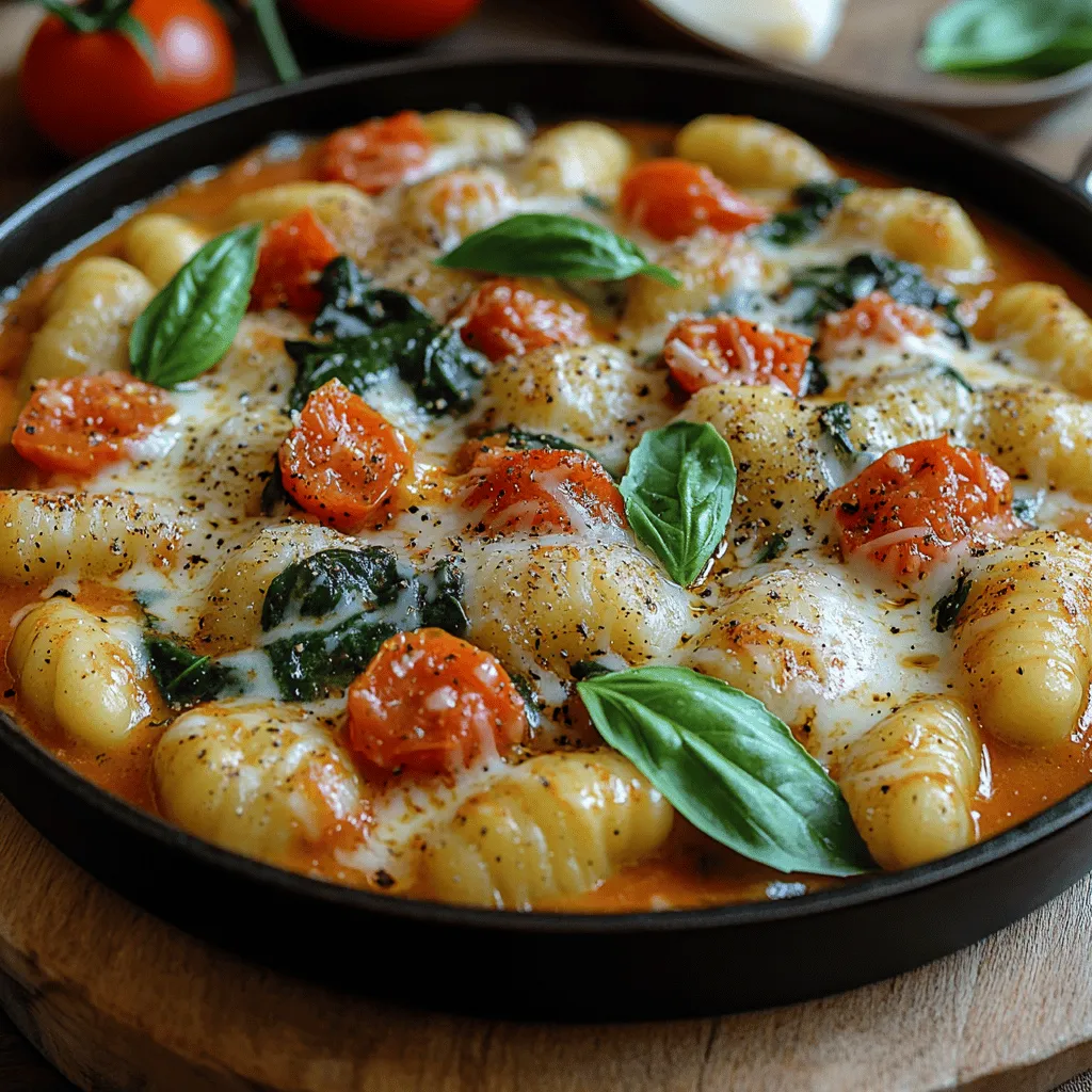 In the realm of comforting meals, few dishes can rival the simplicity and satisfaction of a Creamy Tomato Gnocchi Skillet. This dish effortlessly brings together the pillowy texture of gnocchi and a rich, flavorful tomato sauce, making it an ideal choice for busy weeknights or cozy weekends alike. Whether you are cooking for yourself or entertaining guests, this one-pan wonder not only pleases the palate but also minimizes cleanup, allowing you to savor the moment without stress.