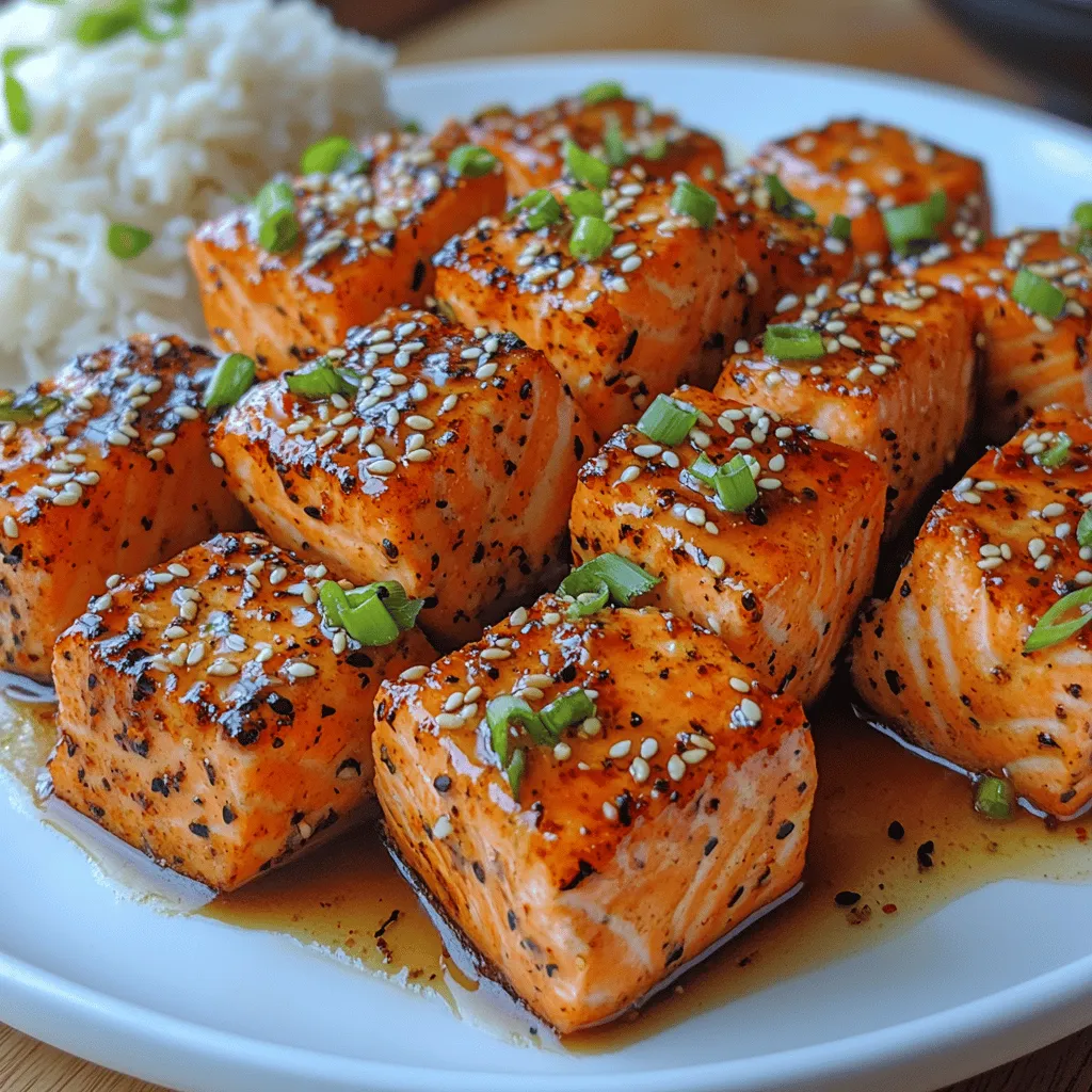 Crispy Teriyaki Salmon Cubes are a delightful fusion of textures and flavors that have gained immense popularity in both home kitchens and high-end restaurants. This dish showcases tender, flaky salmon that is perfectly complemented by a sweet and savory teriyaki glaze, all while delivering a satisfying crunch. The appeal of these salmon cubes lies not only in their taste but also in their versatility; they can be served as an appetizer, main course, or even as a topping for rice bowls or salads.