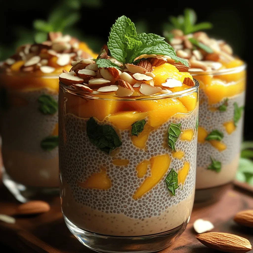 In the ever-evolving landscape of healthy desserts, the Tropical Bliss Mango Chia Pudding Cups have carved a niche for themselves. This delightful treat not only tantalizes your taste buds with its vibrant flavors, but it also serves as a nourishing option that can be enjoyed at any time of the day. The combination of creamy coconut milk, nutrient-dense chia seeds, and the naturally sweet, tropical essence of ripe mangoes creates a dessert that is as satisfying as it is wholesome. Whether you are seeking a nutritious breakfast, a refreshing snack, or a guilt-free dessert, these pudding cups are simple to prepare and packed with essential nutrients.