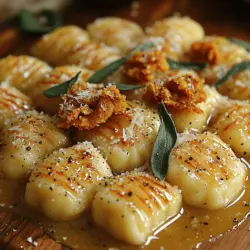As the leaves turn golden and the air becomes crisp, the culinary world begins to celebrate the flavors of fall. One dish that encapsulates the essence of this season is buttery sage pumpkin gnocchi. This delightful dish combines the heartiness of pumpkin with the warmth of sage, creating a comforting meal that is perfect for cozy evenings. Its appeal lies not only in its rich, buttery flavor but also in its versatility; it can serve as a main course or a side dish, making it an excellent choice for gatherings or intimate dinners alike.