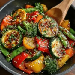 As the warm sun graces us with longer days and vibrant gardens, summer brings an abundance of fresh vegetables that are not only colorful but also packed with nutrients. Embracing these seasonal ingredients is essential for creating dishes that are not only delicious but also healthful. Among the myriad of ways to enjoy these vegetables, stir-frying stands out as one of the quickest and healthiest cooking techniques available. The Vibrant Summer Veggie Stir Fry embodies this philosophy, offering a delightful blend of colors, flavors, and textures that celebrate the essence of summer.