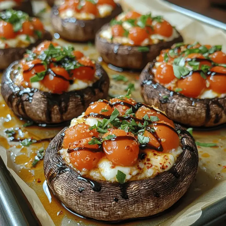 In the realm of culinary delights, few dishes encapsulate the essence of freshness, flavor, and simplicity quite like Fresh Caprese Stuffed Portobellos. This recipe not only celebrates the vibrant flavors of Italy but also showcases the beauty of seasonal produce. As we navigate through our increasingly fast-paced lives, the significance of homemade meals has never been more prominent. They not only nourish our bodies but also serve as an opportunity to gather with loved ones and savor each moment.