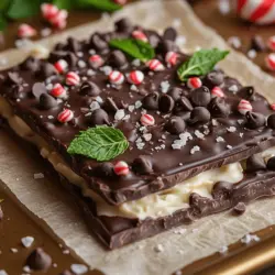 Chocolate bark is a beloved confection that combines the rich, decadent flavor of chocolate with a variety of toppings, creating a delightful treat that appeals to both the eyes and the palate. Among the many variations of this sweet treat, the Minty Delight Chocolate Bark stands out as a refreshing, invigorating option that brings a burst of freshness to the classic recipe. This unique bark marries the rich taste of chocolate with the vibrant, cooling essence of fresh mint, creating a perfect balance that is both indulgent and refreshing.