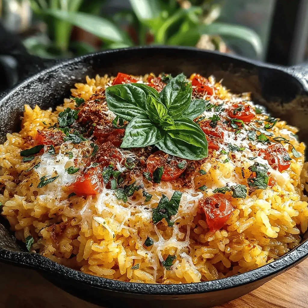 Comfort food plays a vital role in our everyday lives, offering warmth and satisfaction after a long day. It’s the type of food that brings families together, evokes nostalgia, and warms the heart. In a fast-paced world where time is often limited, having easy and delicious meals that can be prepared in a single skillet becomes invaluable. The Cheesy Tomato Basil Rice Skillet stands out as a quintessential comfort dish—simple yet brimming with flavor. This one-pan wonder caters to both vegetarian and meat-eater preferences, depending on your choice of broth, making it a versatile option for any kitchen.