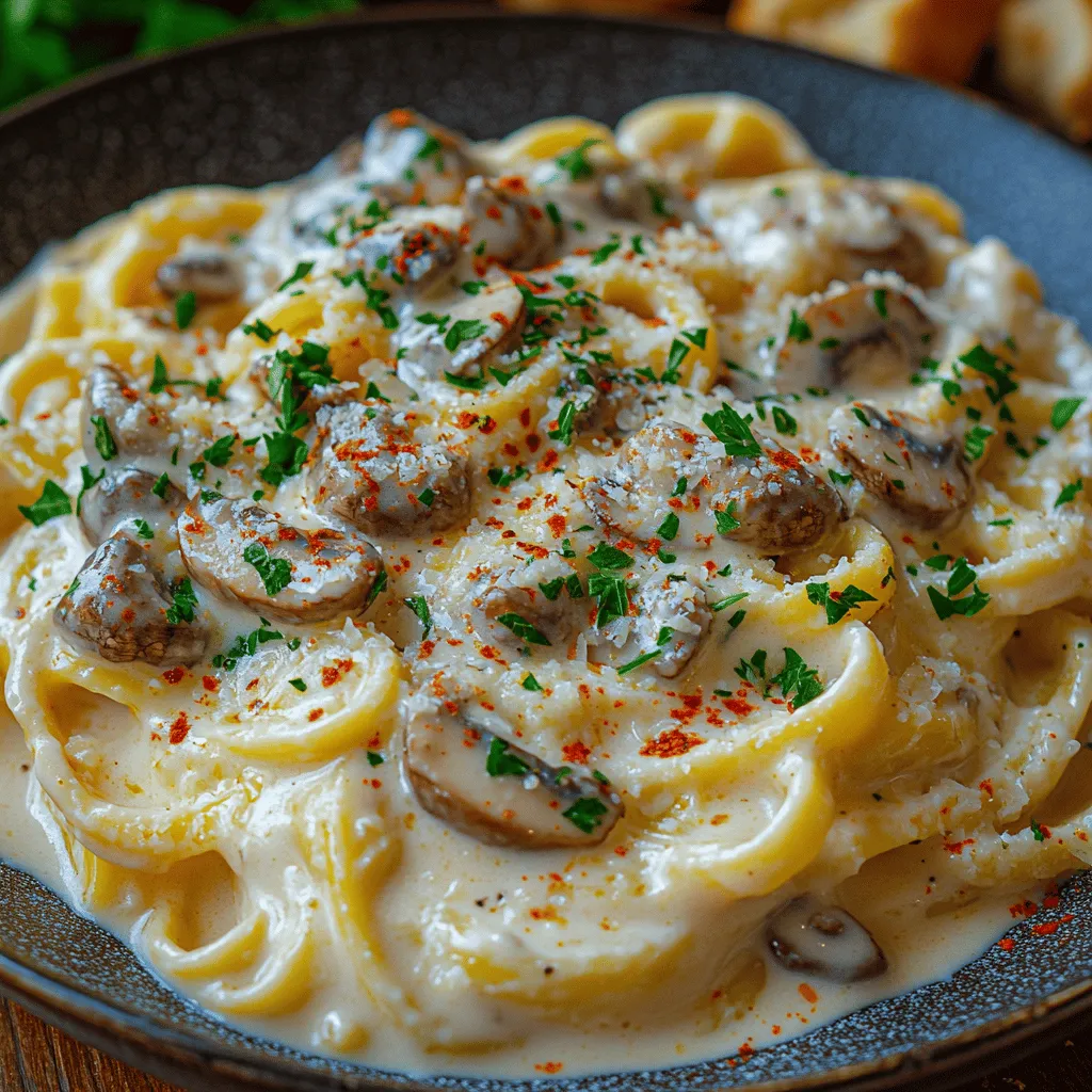 Creamy Garlic Mushroom Pasta is a dish that embodies the essence of comfort food, effortlessly marrying rich flavors with a satisfying texture. The allure of this dish lies in its velvety sauce, which captures the essence of sautéed garlic and earthy mushrooms, all enveloped in a luscious cream base. Whether you’re looking for a quick weeknight dinner or an elegant meal to impress your guests, this pasta recipe strikes the perfect balance between simplicity and sophistication.