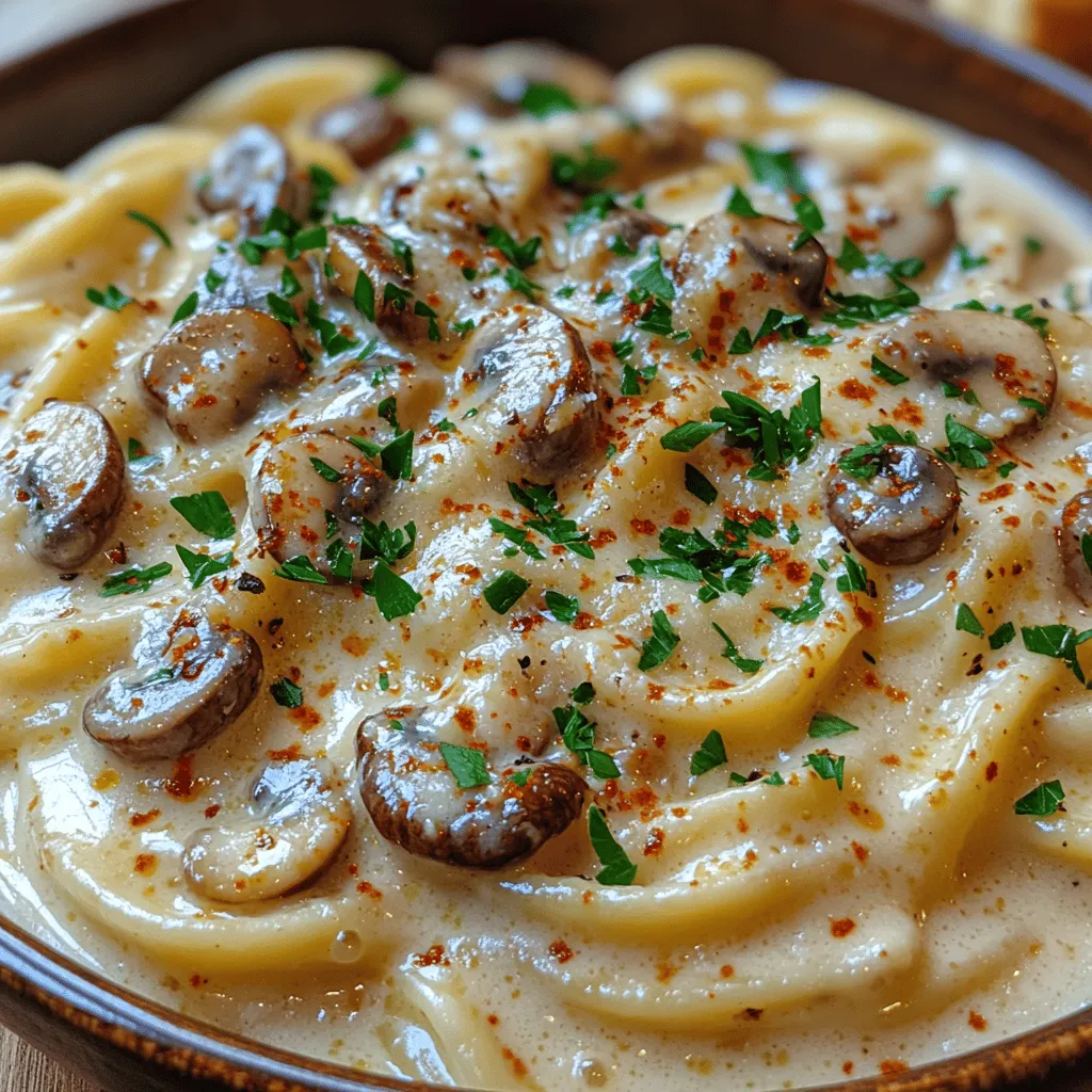 Creamy Garlic Mushroom Pasta is a dish that embodies the essence of comfort food, effortlessly marrying rich flavors with a satisfying texture. The allure of this dish lies in its velvety sauce, which captures the essence of sautéed garlic and earthy mushrooms, all enveloped in a luscious cream base. Whether you’re looking for a quick weeknight dinner or an elegant meal to impress your guests, this pasta recipe strikes the perfect balance between simplicity and sophistication.