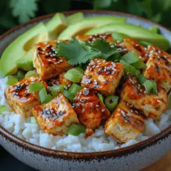 In a world where flavor and health often seem at odds, Crunchy Chili Tofu Rice Bowls emerge as a beacon of balance. This delightful dish not only caters to those seeking plant-based options but also brings a punch of flavor that tantalizes the taste buds. The combination of crispy tofu, fragrant jasmine rice, and a zesty chili sauce creates a meal that is not only satisfying but also nourishing. Whether you are a seasoned vegetarian or simply looking to incorporate more plant-based meals into your diet, this recipe will inspire you to embrace the vibrant world of plant-based cooking.