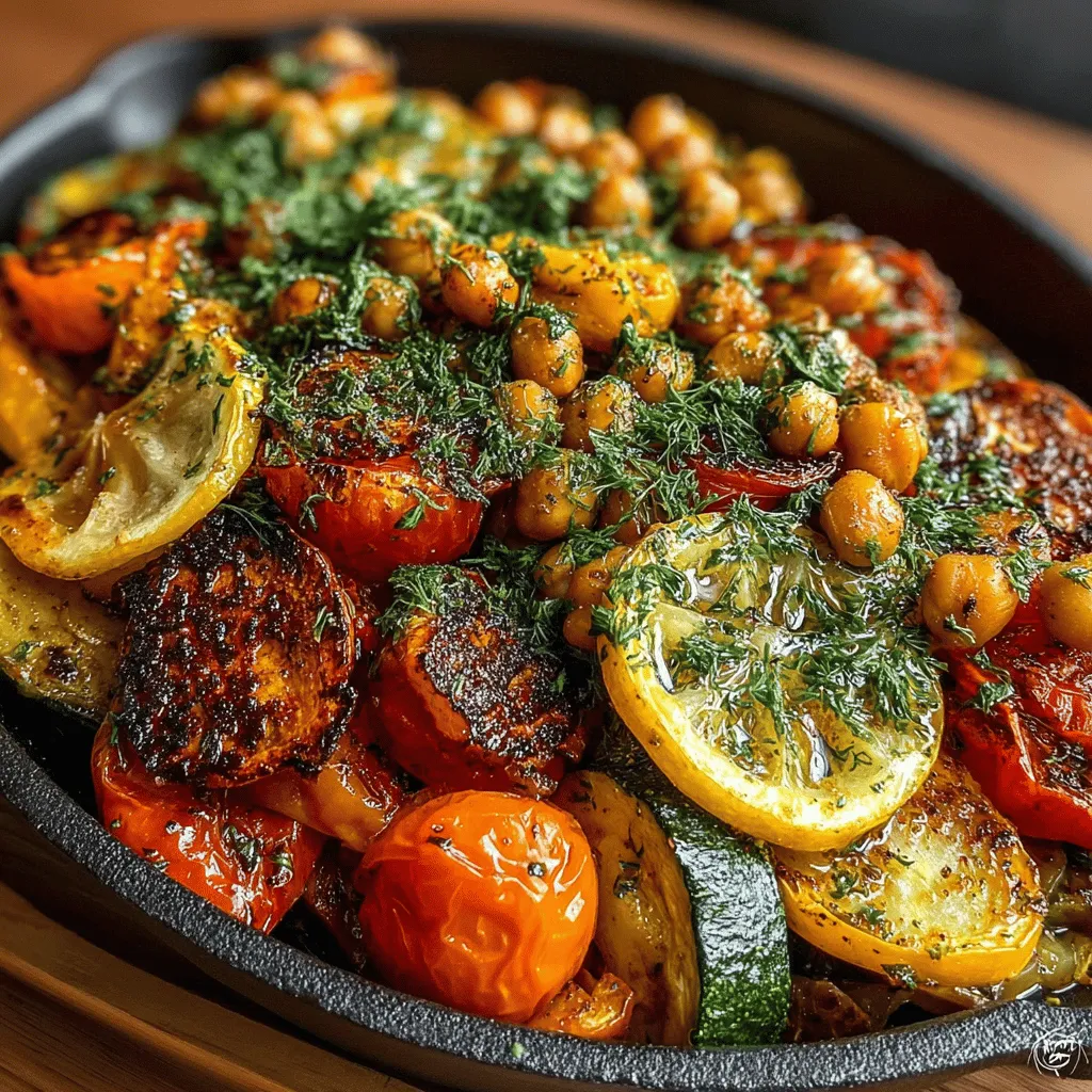 In the world of healthy eating, finding delicious, nutritious, and easy-to-make recipes is essential. Roasted Lemon Dill Chickpeas & Veggies is a vibrant dish that not only satisfies your taste buds but also packs a hefty nutritional punch. This recipe combines the earthy flavor of chickpeas with the freshness of colorful vegetables, all enhanced by a zesty lemon and aromatic dill seasoning. Whether you're looking for a wholesome side dish or a hearty main course, this dish offers versatility and flavor that can brighten any meal.