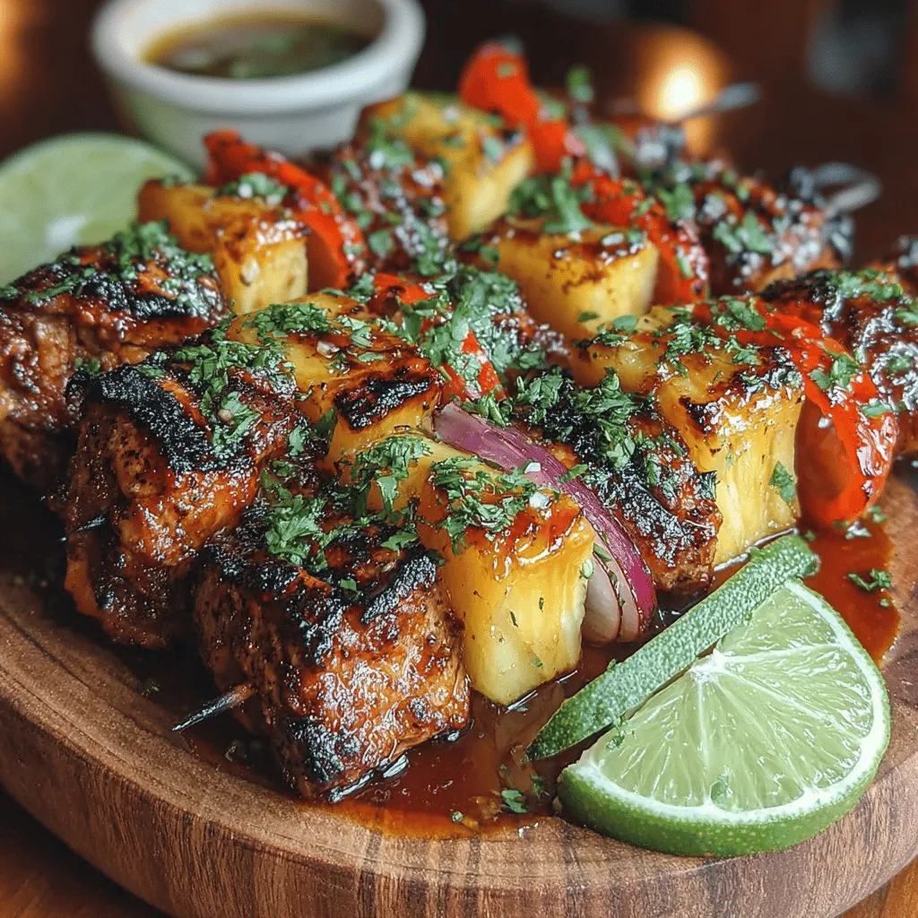 As the days grow longer and the sun shines brighter, the allure of outdoor grilling becomes irresistible. Kabobs, a culinary staple across various cultures, bring a delightful and versatile option to summer cookouts. These skewered delights are not only easy to prepare but also allow for a vibrant presentation of flavors and colors. Among the myriad of kabob recipes, one stands out for its unique blend of sweetness and heat: Sweet & Spicy Pineapple Chicken Kabobs. This dish combines succulent chicken thighs marinated in a zesty mixture and paired with juicy pineapple and colorful bell peppers, creating a feast that is as pleasing to the palate as it is to the eye.