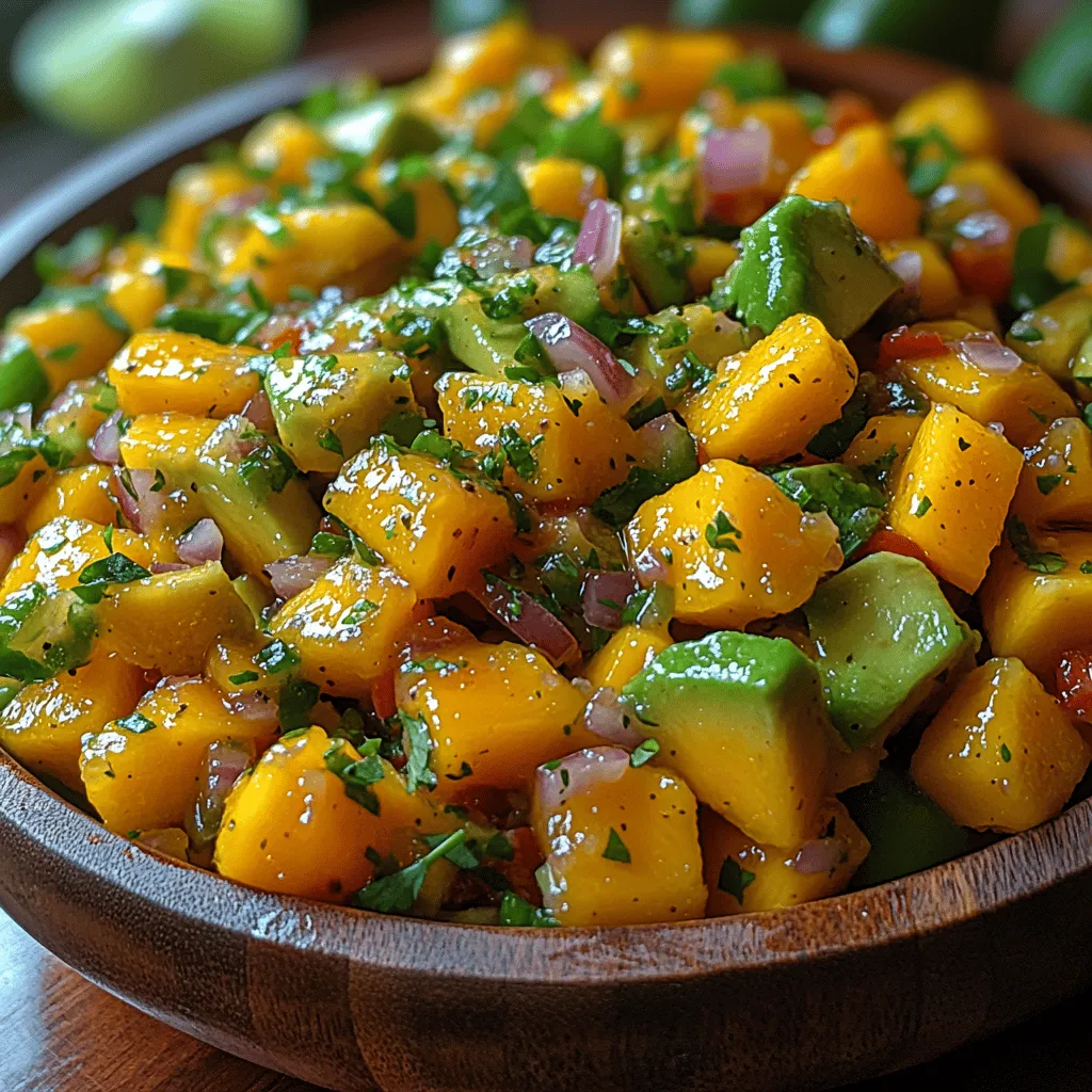 Salsa has long been a staple in various culinary traditions, offering a burst of flavor that elevates any dish. Among the numerous types of salsa, the Tropical Tango Mango Avocado Salsa stands out with its vibrant colors and refreshing taste. This salsa combines the sweetness of ripe mangos with the creaminess of avocados, creating a delightful contrast that tantalizes the palate. It is a perfect accompaniment to grilled meats, tacos, or simply enjoyed with tortilla chips.