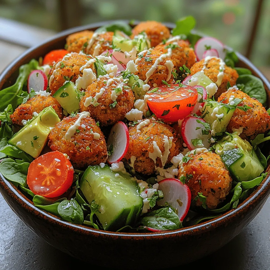 Falafel is more than just a dish; it's a cultural icon that has transcended borders to become a beloved staple in kitchens around the world, especially among vegetarian and vegan communities. Originating from the Middle East, this deep-fried ball or patty made from ground chickpeas (or fava beans) is celebrated for its versatility. Whether served in a pita, on a platter with hummus, or as a star ingredient in a vibrant salad bowl, falafel offers a satisfying crunch and a burst of flavor that appeals to a variety of palates. In this article, we will explore how to create a crispy falafel salad bowl that not only delights the taste buds but also aligns with a healthy lifestyle.