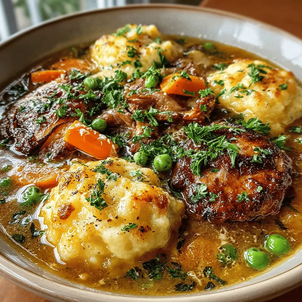 In the heart of every home lies a warm, inviting kitchen, where the aroma of a delicious meal brings families together. What better way to embody that warmth than with a cozy bowl of Chicken and Herb Dumplings? This timeless dish combines the flavors of tender chicken simmered in a rich broth with fluffy, herb-infused dumplings that are a delight to both the eyes and the palate. Whether you're seeking comfort on a chilly evening or a family-friendly meal that everyone can enjoy, this recipe will guide you through creating a homestyle chicken stew that is both nourishing and satisfying.