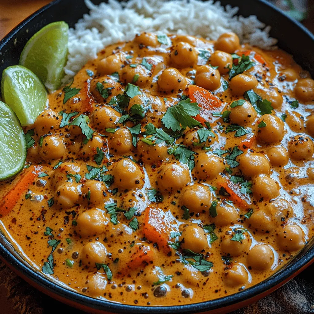 Embark on a culinary journey into the vibrant and comforting world of Thai cuisine with our Creamy Thai Coconut Chickpeas recipe. This dish embodies the essence of Thai cooking, characterized by its harmonious blend of flavors and textures. Whether you are a dedicated vegan or simply someone seeking a hearty, wholesome meal, this recipe is designed to tantalize your taste buds while being easy to prepare at home.