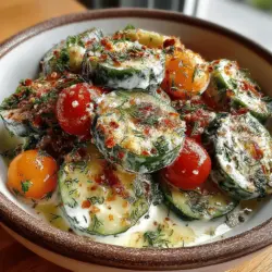 As the temperatures rise and summer approaches, many of us seek out dishes that are not only refreshing but also light and satisfying. One such dish that perfectly embodies the essence of summer is the Creamy Cucumber & Dill Salad. This vibrant and flavorful salad combines crisp cucumbers with a luscious creamy dressing infused with fresh dill, creating an irresistible side that complements any meal. Whether served alongside grilled meats at a barbecue or enjoyed on its own as a light lunch, this salad is sure to become a staple in your summer repertoire.