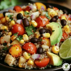 In the realm of contemporary cuisine, quinoa salads have emerged as a staple for health-conscious eaters and flavor enthusiasts alike. The Spicy Cajun Quinoa Salad is a standout in this category, offering a delightful blend of vibrant flavors and numerous health benefits. This dish is not only visually appealing but also versatile enough to serve as both a side and main course, making it a perfect addition to any meal. Whether you are preparing for a summer barbecue, a casual weeknight dinner, or a nutritious lunch, this salad caters to a wide range of culinary occasions.