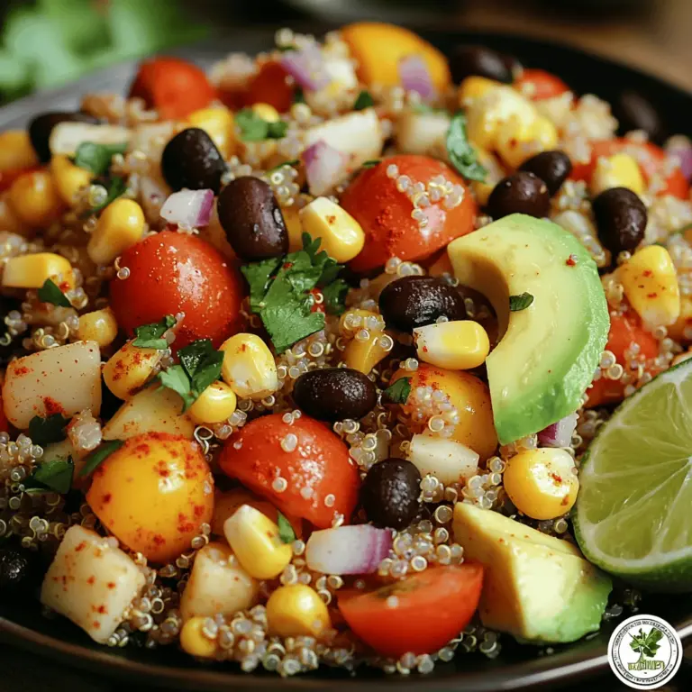 In the realm of contemporary cuisine, quinoa salads have emerged as a staple for health-conscious eaters and flavor enthusiasts alike. The Spicy Cajun Quinoa Salad is a standout in this category, offering a delightful blend of vibrant flavors and numerous health benefits. This dish is not only visually appealing but also versatile enough to serve as both a side and main course, making it a perfect addition to any meal. Whether you are preparing for a summer barbecue, a casual weeknight dinner, or a nutritious lunch, this salad caters to a wide range of culinary occasions.