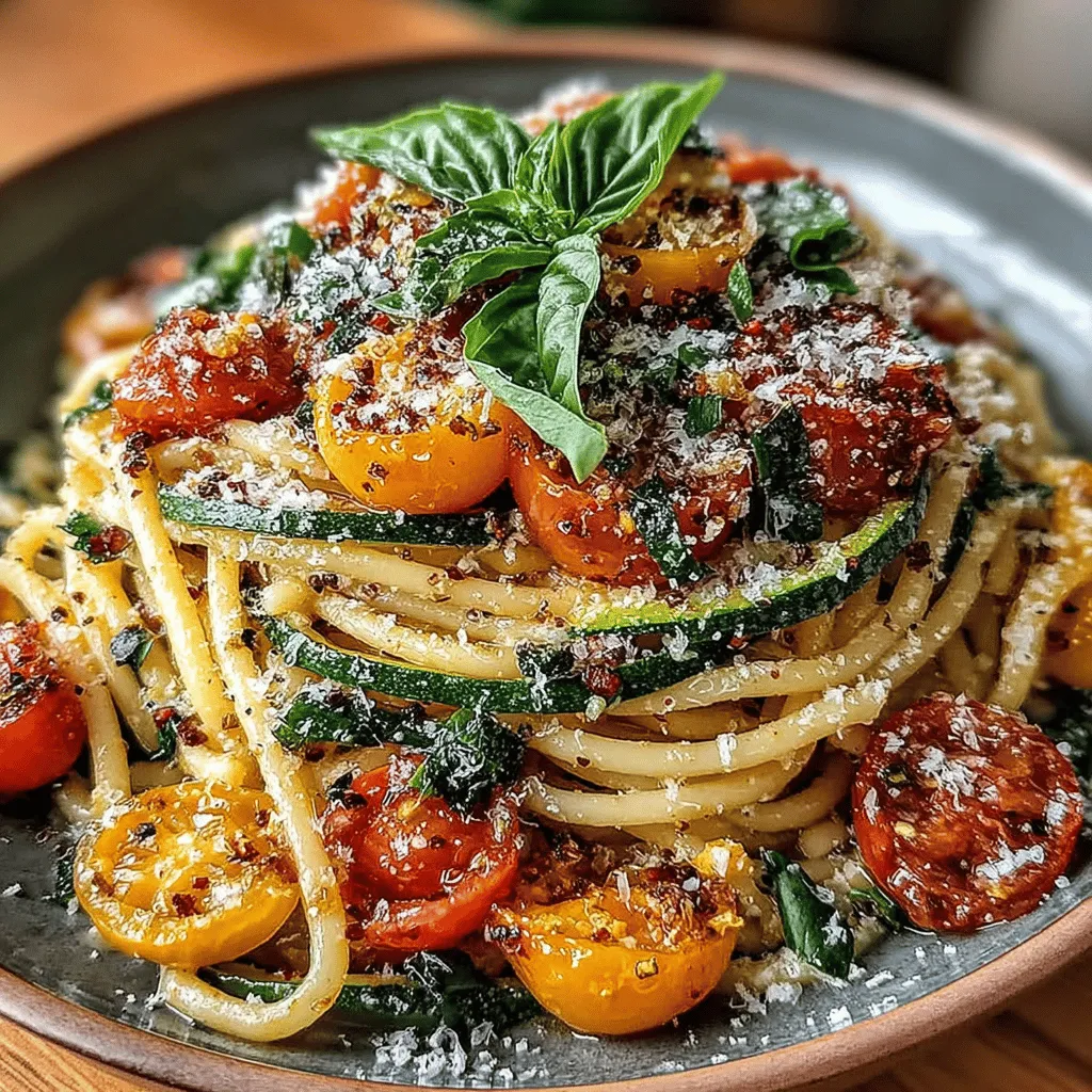 As summer approaches and gardens burst forth with vibrant produce, few dishes capture the essence of this season quite like Garden Fresh Tomato Zucchini Pasta. This delightful recipe showcases the sweet juiciness of ripe tomatoes and the tender crispness of zucchini, resulting in a colorful plate that is as pleasing to the eye as it is to the palate. It’s an ideal meal for those warm evenings when you want something light yet satisfying, making it a popular choice for both casual dinners and elegant gatherings alike.