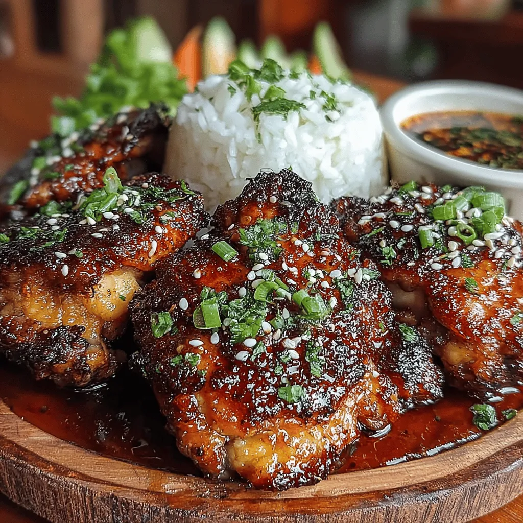 In the realm of comfort food, few dishes can rival the delightful taste of sticky teriyaki glazed chicken thighs. This irresistible recipe, characterized by its rich, sweet, and umami-packed flavors, has become a staple in many households around the world. Marinated in a harmonious blend of soy sauce, honey, and aromatic spices, sticky teriyaki glazed chicken thighs not only tantalize the taste buds but also create an inviting aroma that fills your kitchen. Whether you're preparing a quick weeknight dinner or planning an elaborate gathering with friends and family, this dish guarantees a crowd-pleasing experience that leaves everyone asking for seconds.