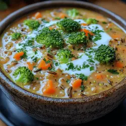 As the weather cools and the days grow shorter, there’s nothing quite like a warm bowl of soup to bring comfort and nourishment. The Velvety Broccoli Wild Rice Soup stands out as a delightful choice, combining rich flavors, wholesome ingredients, and a creamy texture that is both satisfying and nutritious. This soup not only warms the soul but also caters to various dietary preferences, making it a versatile dish for anyone looking for a healthy meal.