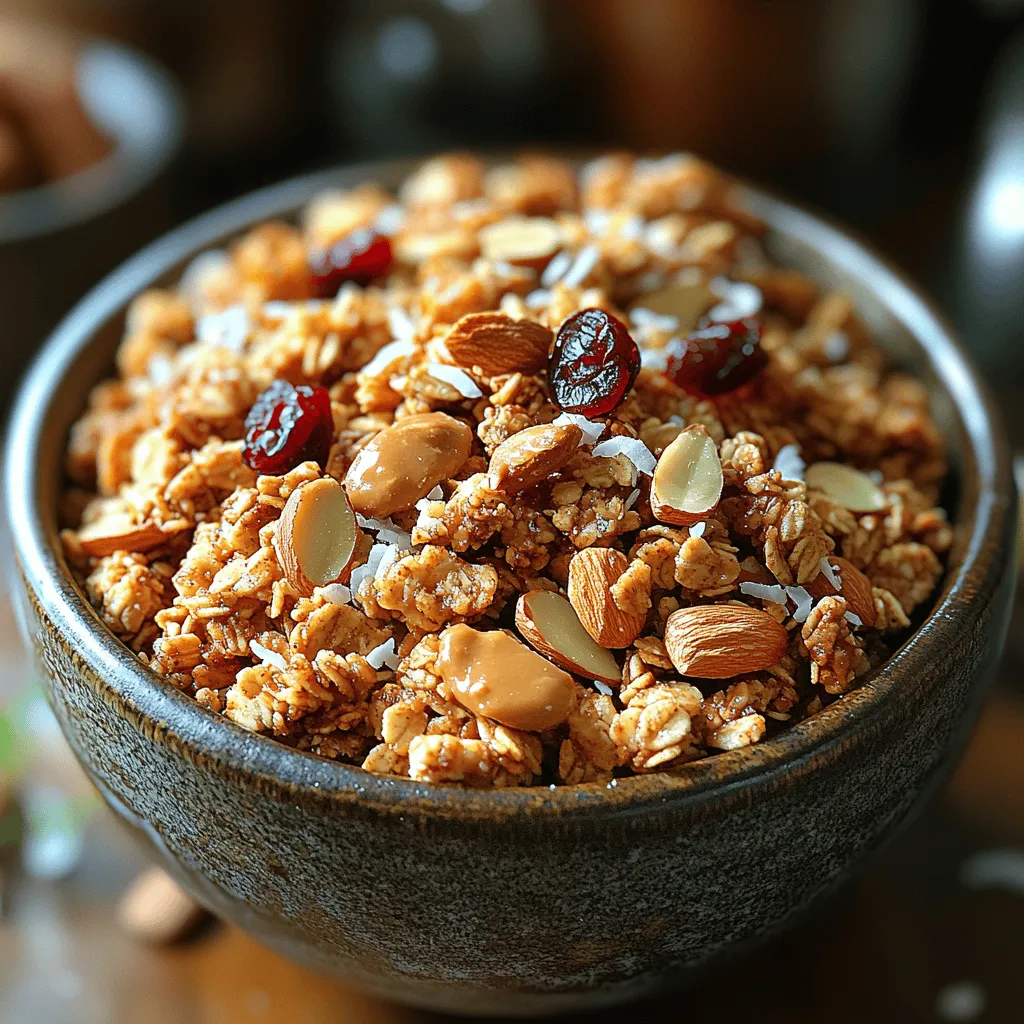 Granola has carved out a niche as a popular choice for health-conscious individuals seeking a nutritious snack or a wholesome breakfast option. Its versatility allows it to be enjoyed in various ways—whether sprinkled over yogurt, mixed into smoothies, or eaten by the handful straight from the jar. Among the myriad of granola recipes available, Crunchy Almond Bliss Granola stands out as a particularly delightful and healthful creation. This recipe combines the rich flavors of almonds, the natural sweetness of honey or maple syrup, and the wholesome goodness of oats, making it not just a treat but a powerhouse of nutrients.