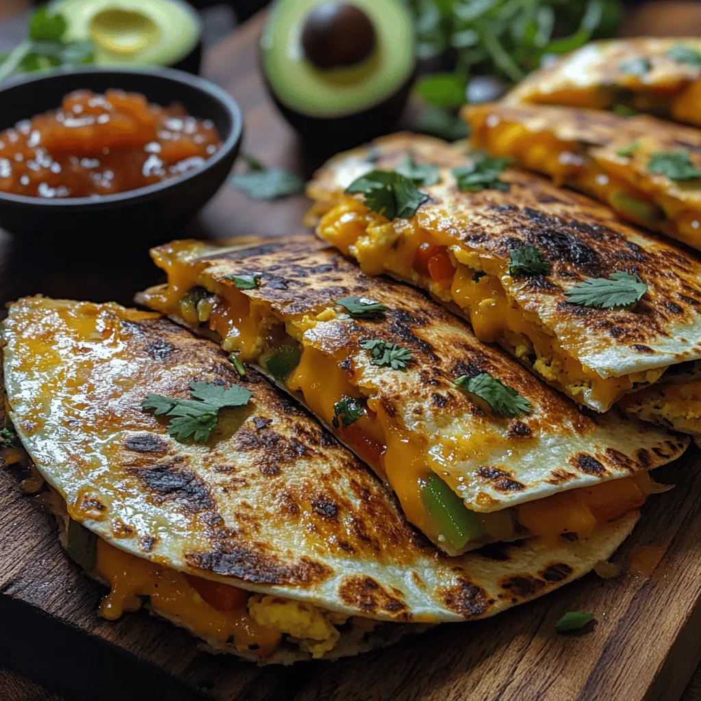 In the world of breakfast, few dishes stand out for their versatility, flavor, and ease of preparation as much as the Crispy Fiesta Tortilla Egg Quesadillas. This delightful recipe brings together fluffy scrambled eggs, vibrant vegetables, and gooey cheese, all enveloped in a golden tortilla. It’s a dish that not only caters to the fast-paced demands of busy mornings but also packs a punch of flavor that can elevate any day. Whether you’re looking for a hearty breakfast, a satisfying lunch, or a fun snack, these quesadillas are destined to become a family favorite.