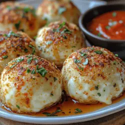 Crispy Mozzarella Stuffed Bites are a delightful appetizer that brings together the perfect combination of textures and flavors. Imagine sinking your teeth into a golden-brown crust that gives way to gooey, melty mozzarella cheese. These bites are not only a feast for the palate but also an eye-catching addition to any spread. Whether you're hosting a lively gathering, celebrating a special occasion, or simply indulging in a tasty treat while watching your favorite show, these cheesy morsels are sure to impress.