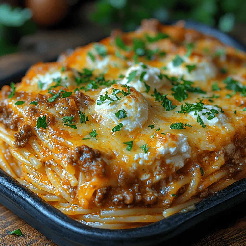 In the world of comfort food, few dishes can rival the warmth and satisfaction of a baked spaghetti casserole. This Cheesy Delight Baked Spaghetti Casserole is a flavorful blend of al dente spaghetti, savory meat, and creamy cheeses, making it the perfect dish for family gatherings or weeknight dinners. The dish is not only hearty and filling but also incredibly versatile, allowing for various adaptations based on personal preferences or dietary restrictions.