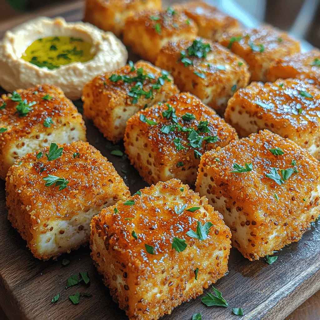 Before diving into the step-by-step preparation, let’s quickly recap the essential ingredients that make Crunchy Pita Crusted Tofu Bites a must-try recipe. You'll need: