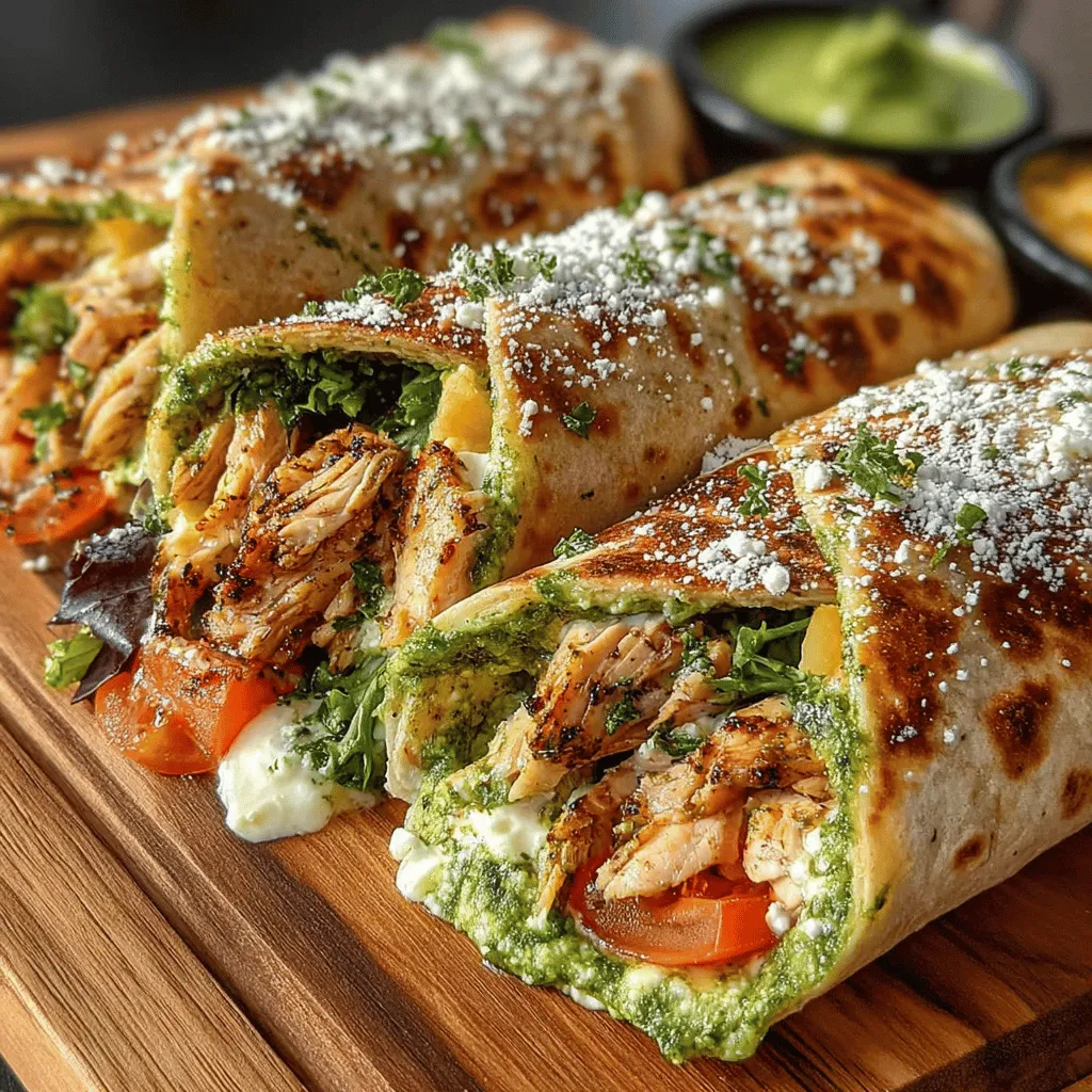 In a world where healthy eating often feels like a chore, the Avocado Pesto Chicken Wraps emerge as a delightful solution. These wraps are not only packed with flavor, but they also provide essential nutrients, making them a perfect choice for lunch or a light dinner. With creamy avocado pesto, tender chicken, and fresh vegetables, this recipe is both satisfying and easy to prepare. Whether you're a busy professional, a parent juggling multiple responsibilities, or someone simply looking for a nutritious meal option, this recipe will cater to your needs.