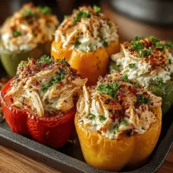 In the world of culinary delights, few dishes manage to combine visual appeal, nutrition, and flavor as effectively as Colorful Chicken Salad Stuffed Peppers. This vibrant recipe not only brings a burst of color to your dining table but also offers a deliciously satisfying meal that caters to various dietary preferences. The combination of tender, shredded chicken, crisp vegetables, and a creamy dressing makes for a delightful filling that is perfectly encased in juicy bell peppers. Whether you're looking for a light lunch option, a meal prep idea for the week, or a family dinner that will impress, this dish checks all the boxes.