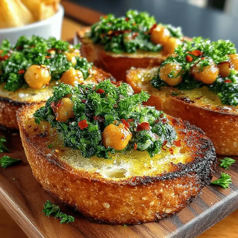 In the landscape of modern meal options, savory toast has emerged as a versatile and satisfying choice that caters to various dietary preferences. Whether enjoyed as a quick breakfast, a hearty lunch, or a light dinner, savory toast provides an excellent base for endless flavor combinations while being simple to prepare. One enticing variation that stands out is the savory garlic butter chickpea and spinach toast. This delightful dish not only tantalizes the taste buds but also packs a nutritional punch, combining the wholesome goodness of chickpeas and spinach with the rich flavors of garlic and butter.