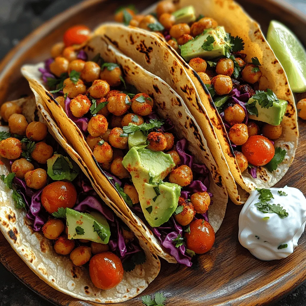 In recent years, plant-based meals have surged in popularity, reflecting a growing interest in healthy eating and sustainable living. As more individuals seek to embrace a lifestyle that prioritizes nutrition and environmental responsibility, recipes that cater to these values have become essential. One delightful and satisfying option that has captured the hearts of many is Crunchy Chickpea Fiesta Tacos. This vibrant dish not only offers an array of flavors but also provides a nutritious punch, making it a perfect choice for anyone looking to enjoy a hearty vegetarian meal. Packed with protein-rich chickpeas and topped with fresh, colorful ingredients, these tacos are a celebration of taste and health.