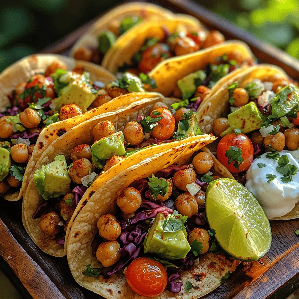 In recent years, plant-based meals have surged in popularity, reflecting a growing interest in healthy eating and sustainable living. As more individuals seek to embrace a lifestyle that prioritizes nutrition and environmental responsibility, recipes that cater to these values have become essential. One delightful and satisfying option that has captured the hearts of many is Crunchy Chickpea Fiesta Tacos. This vibrant dish not only offers an array of flavors but also provides a nutritious punch, making it a perfect choice for anyone looking to enjoy a hearty vegetarian meal. Packed with protein-rich chickpeas and topped with fresh, colorful ingredients, these tacos are a celebration of taste and health.