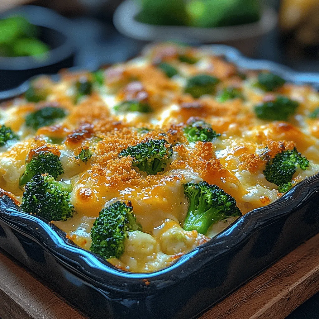 If you're on the lookout for a dish that combines the comforting allure of creamy cheese with the wholesome goodness of vegetables, look no further than the Cheesy Broccoli Dream Bake. This delectable recipe is more than just a meal; it's a celebration of flavors and textures that can satisfy even the most discerning palate. With its rich, cheesy layers and vibrant green broccoli, this dish not only pleases the eye but also warms the heart, making it a perfect addition to any dining table.