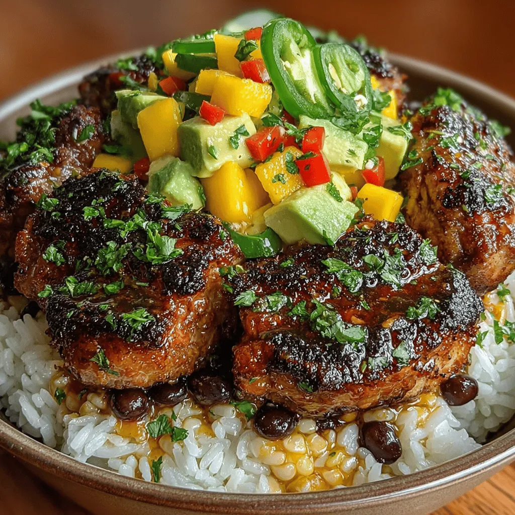 In the realm of culinary exploration, the allure of tropical flavors evokes a sense of adventure and excitement. Imagine indulging in a dish that captures the essence of sun-soaked beaches, swaying palm trees, and the refreshing taste of fruits bursting with flavor. Tropical Mango Chicken Bowls embody this spirit, combining vibrant ingredients to create a meal that is not only visually stunning but also packed with essential nutrients. This dish is a testament to the beauty of healthy eating, seamlessly blending a variety of textures, colors, and flavors that appeal to the senses and nourish the body.