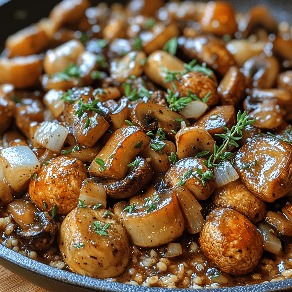 When it comes to serving the Earthy Mushroom Marsala Skillet, presentation and complementary sides play a crucial role in elevating this dish from simple to spectacular. Here are some ideas to enhance your dining experience: