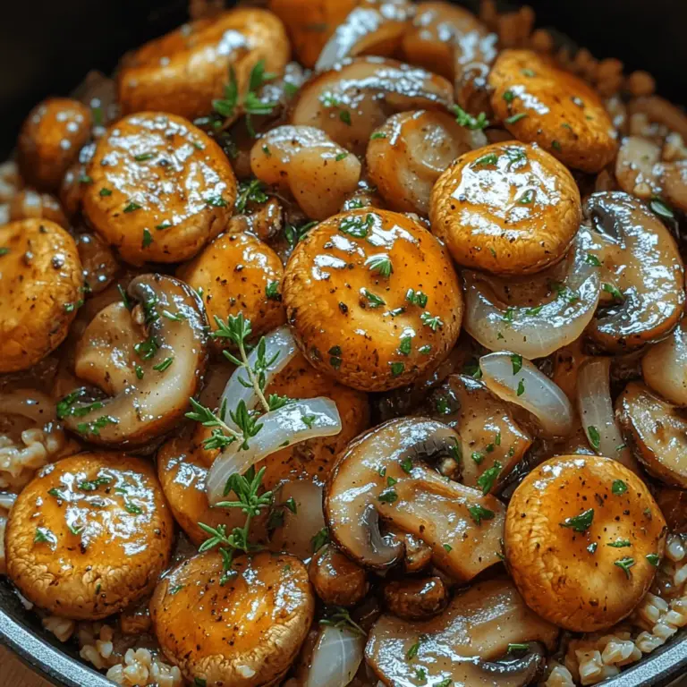 When it comes to serving the Earthy Mushroom Marsala Skillet, presentation and complementary sides play a crucial role in elevating this dish from simple to spectacular. Here are some ideas to enhance your dining experience: