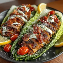 In recent years, lettuce wraps have surged in popularity as a go-to meal option for health-conscious individuals and families alike. These versatile wraps offer a refreshing and low-carb alternative to traditional sandwiches, tacos, and even salads, allowing you to enjoy all your favorite flavors without the added calories of bread or tortillas. One standout recipe within this healthy realm is the Grilled Chicken Caesar Lettuce Wraps. This dish combines tender, juicy grilled chicken with the classic flavors of Caesar salad, all wrapped up in crisp romaine lettuce leaves for a satisfying meal that is both nutritious and flavorful.