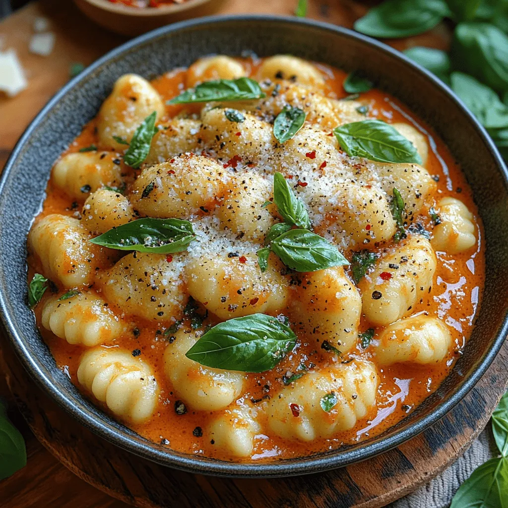 To achieve the perfect texture for your gnocchi, begin by bringing a large pot of salted water to a rolling boil. The salt not only enhances the flavor of the gnocchi but also helps maintain the pasta's texture during cooking. Once the water is boiling, carefully add the gnocchi in batches to prevent overcrowding. If you add too many at once, they may stick together or cook unevenly.