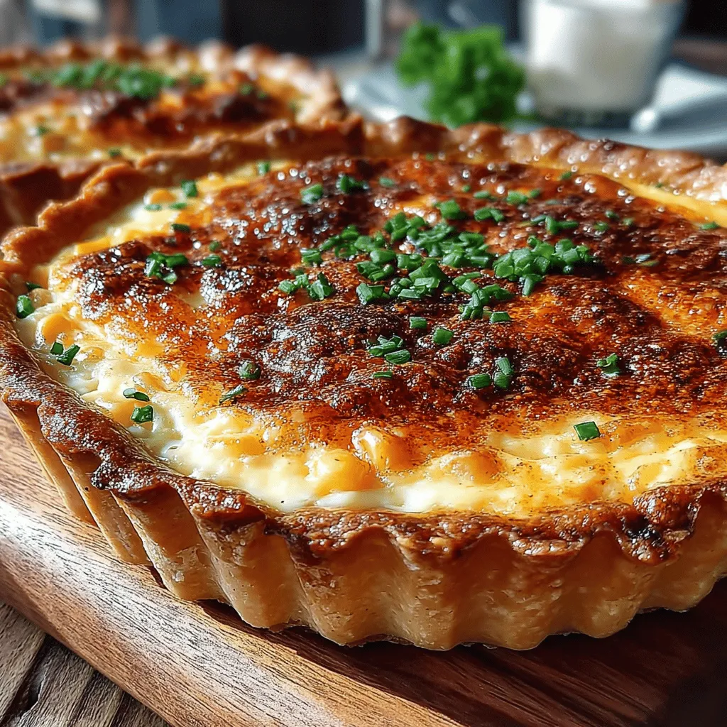 Quiche, a classic dish that has graced tables for generations, is renowned for its versatility and delightful flavor profile. Originating from the Lorraine region of France, quiche has transcended its rustic roots to become a beloved staple in kitchens worldwide, perfect for any meal of the day. Among the myriad of quiche varieties, the Sweet Corn & Cheddar Quiche shines particularly bright, thanks to its harmonious blend of fresh corn and rich cheddar cheese. This dish not only captivates the palate with its creamy and savory filling but also showcases the vibrant colors and flavors of summer.