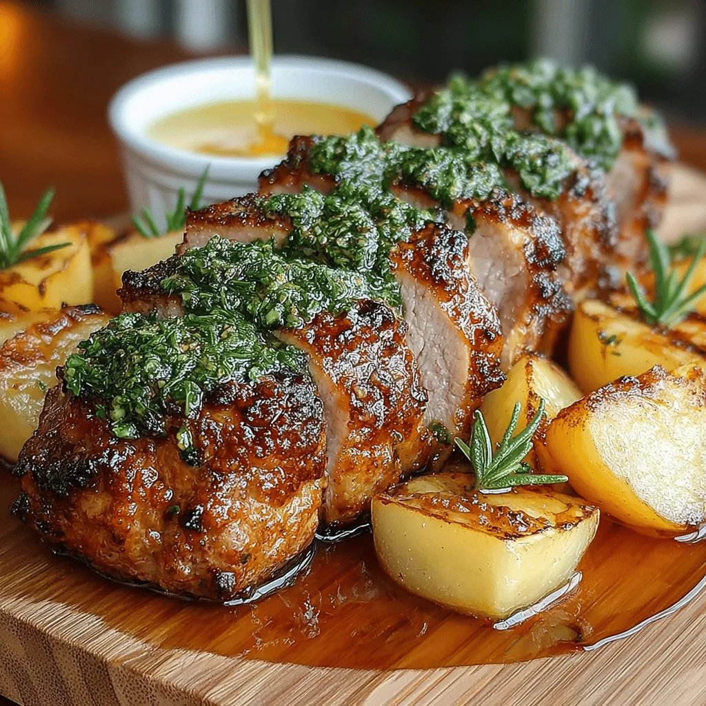 When it comes to creating a memorable meal that marries savory and sweet flavors, few dishes can compete with Herb Crusted Pork Loin with Apples. This delightful recipe showcases a beautifully roasted pork loin, expertly coated in a fragrant blend of fresh herbs, complemented by the natural sweetness of apples. Whether you’re planning a festive dinner or a cozy family meal, this dish is sure to impress and satisfy.