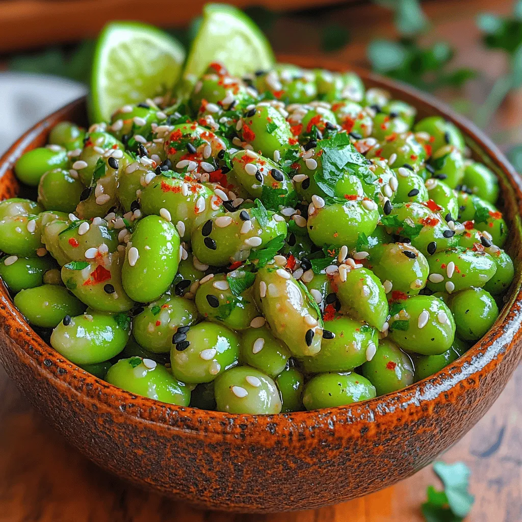 If you're on the lookout for a delicious and nutritious appetizer or snack, look no further than Crunchy Sesame Garlic Edamame. This dish combines a delightful mix of flavors and textures that make it not just satisfying but also incredibly appealing to the palate. With its crispy exterior and savory garlic undertones, this edamame preparation is sure to become a staple in your culinary repertoire.