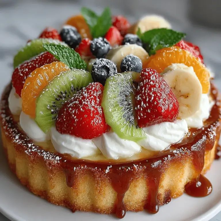 Fruit pizza is a delightful dessert that beautifully combines the best of both worlds: the sweet satisfaction of a cookie and the freshness of fruit. It is a dish that brings a burst of color and flavor to any occasion, making it a favorite choice for summer gatherings, birthday parties, and festive celebrations. With its cookie-like crust, creamy topping, and an assortment of vibrant fruits, fruit pizza is not only a feast for the taste buds but also a feast for the eyes.