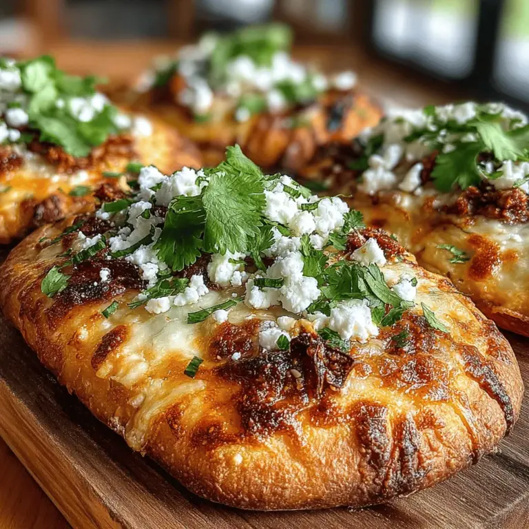 Hatch chili flatbread is a culinary delight that brings together the vibrant flavors of the Southwest in a comforting and versatile dish. Originating from the Hatch Valley in New Mexico, Hatch chiles are renowned for their unique flavor profile that ranges from mild to hot, making them a favorite among chili enthusiasts and chefs alike. This recipe harnesses the essence of these chiles, combining them with simple ingredients to create a flatbread that is perfect for gatherings, snacking, or as a satisfying weeknight dinner. The beauty of this dish lies not only in its taste but also in its adaptability; it can be served as an appetizer, a side dish, or even as a base for various toppings.