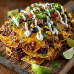 At the heart of Zucchini Nachos Supreme is the humble zucchini. This green squash is not only low in calories, but it is also packed with essential nutrients, making it a fantastic base for this dish. When selecting zucchini, look for firm, glossy skin without blemishes. Smaller zucchinis tend to have a sweeter flavor and a more tender texture, making them ideal for nacho preparation. One of the standout benefits of zucchini is its high water content, which helps keep you hydrated while providing a satisfying crunch.