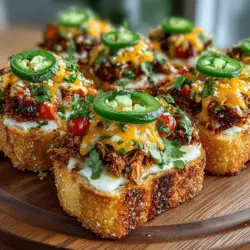 To create the perfect Mini Chicken Nacho Toast Stacks, it’s crucial to understand the essential components that make up this delightful dish. Each ingredient plays a vital role in contributing to the overall flavor, texture, and nutritional value of the stacks.