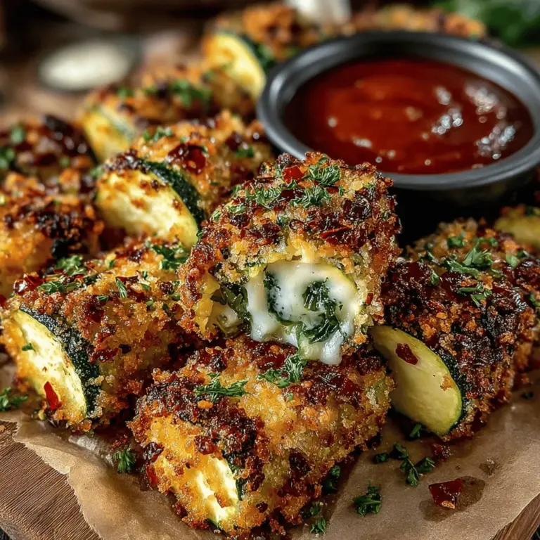 In the realm of snack foods, finding options that are both delicious and nutritious can often feel like a daunting task. Enter Zucchini Parmesan Poppers: a delightful fusion of flavor and health that makes for an ideal snack—whether you're hosting a gathering or simply looking to whip up a quick meal for the family. These crispy bites are not only a great way to sneak in some vegetables but also combine the irresistible savory notes of Parmesan cheese with the light and tender texture of fresh zucchini.