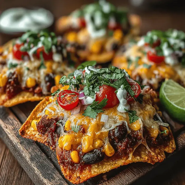 When it comes to appetizers that please a crowd, Sweet Corn Chili Nacho Bites are an exceptional choice. These bite-sized delights combine the heartiness of nachos with the vibrant flavors of fresh ingredients, making them perfect for any occasion—whether it’s a lively game day gathering, a cozy movie night, or a festive party. The beauty of Sweet Corn Chili Nacho Bites lies not only in their irresistible taste but also in their versatility; they can be easily adapted to accommodate various dietary preferences, ensuring that everyone can join in on the fun.